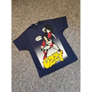Vintage Ozzy Osbourne Iron Man Graphic T Shirt Mens XL Tultex